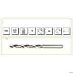 Makine Takım Hss Dın 338 Silindirik Saplı Kısa Taşlanmış Matkap Ucu 17.5 Mm