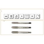 Makine Takım B00100041600 Hss Dın 352 Normal Vidalı 3 Lü Takım Kılavuzu M16