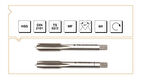 Makine Takım Hss Dın2181 2'Li El Kılavuzu M 14 X1.25 (6H)-Mte B00102031400