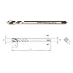 Makine Takım M12X1.5 Hss-E Din374/C İnce Diş Helis Mak. Kılavuzu-Mte B00105790006