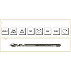 Makine Takım M14X1 Hss-E Dın 374/C Metrik İnce Vidalı Helis Kanallı Makine Kılavuzu