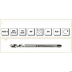 Makine Takım Hss-E Dın 374/C Metrik İnce Vidalı Helis Kanallı Makine Kılavuzu M16X1-Mte B00105790680