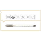 Makine Takım 5/8X11 Hss-E Dın 2183/C Usa Normal Vidalı Düz Kanallı Makine Kılavuzu-Unc-Mte B00105951587