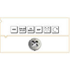 Makine Takım G3/8 Hss Dın En 24 231 Whitworth Boru Vidalı Pafta Lokması-Mte B00110081666