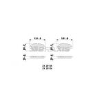 Ford On Fren Balatası Courıer 14> B-Max 12> Fiesta 13> - Braxıs Ab0025