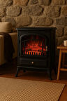 Carboon ND-180 Elektrikli Şömine Soba | Ayaklı Dekoratif Isıtıcı & Alev Efekti