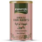 Şekeroğlu Kakuleli Türk Kahvesi 250 Gr Silindir Kutu