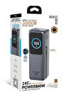 Fullech FP34 140W Süper Hızlı Powerbank | 30000mAh Yüksek Kapasiteli | PD & QC 3.0 Destekli Akıllı Ekranlı Taşınabilir Şarj Cihazı