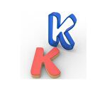 K harfi Polikarbon Kurabiye Kalıbı