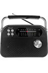 KBroad KTF-2026 Siyah Full Band Radyo - Nostaljik Görünümlü, DC Şarjlı, Güçlü Ses Çıkışlı