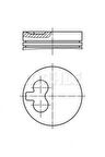 Psa Motor Piston Segman Saxo Zx Xsara Ax P106 Nissan Micra Tud5 1,5dizel (77,00mm) / (0,40 Farklı) - Mahle 0390101