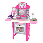 Uçar Oyuncak Sesli Işıklı Akan Musluklu Mutfak Seti  40 Pcs