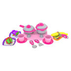 Uçar Oyuncak Sesli Işıklı Kesilebilir Meyveli Ocak  Seti