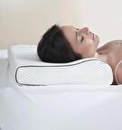 Ortopedik Visco Yastık Boyun Destekli Lüks Ortopedik Yastık 55x35 Cm