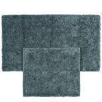 Soley | Monolo | %100 Doğal Pamuk 2'li Banyo Halısı Seti