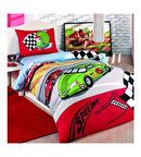 Taç Kristal Tek Kişilik Ranforce Nevresim Takımı - Speedway