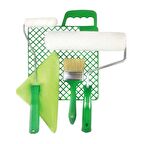 İzmir Fırça Yeşil Beyaz Boyacı Seti 25 Cm 550322