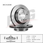 Bmw Fren Diski Arka - Adet - Bsg 15-210-003