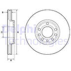 Opel Fren Diski On Croma 05> / Vectra C 02> Signum 03>08 02> / 9 3 02> Havalı 285mm - Delphi Bg3713t