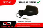 Dacıa Dis Dikiz Ayna Sol Yuvarlak Ayak Elektrikli Sinyalsız 5 Pinli Logan Stepway MCV Sandero - Dekar Dk8506