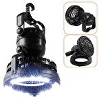 Petrix 230211 2 in 1 LED Kamp Lambası ve Tavan Vantilatörü