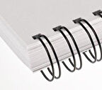 Office Force 5/16'' Siyah 3:1'' (inç) A4 34 Loop Kutu Tel Spiral 100'lü