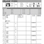 Hyundaı Ticarı Motor Piston Segman Std H350 / Hd77 Kamyonet 100 MM - Yenmak 31-03665-000