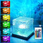 16 RENKLİ KUZEY IŞIKLARI KÜP PROJEKTÖRLÜ YANSITMALI ÇOCUK BEBEK ODASI GECE LAMBASI DEKOR IŞIĞI  