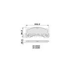 Vag On Fren Balatası Tk Touareg 02> Cayenne 02> Panamera 11> Macan 14> E-Tron Gt 21> - Braxıs Aa0342