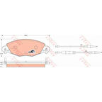 Psa On Fren Balatası Fisli C5 2,2 Hdi 3,0 V6 Hb / Sedan - Trw Gdb1449