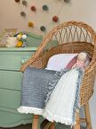 100*130 cm %100 Pamuk 4 Katlı Çift Taraflı Müslin Krinkıl Bebek/Çocuk Battaniyesi-Örtüsü