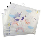 Desenli Dosya A4 Fermuarlı karışık - 3 adet