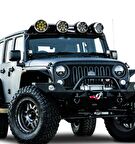 Offroad Sis Lambası 12x4 Led Yuvarlak Siyah /LASS243