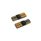 Space T10 Led Ampul 24 SMD Canbus'lı Turuncu 2'li Set 12V / LAAM627-3