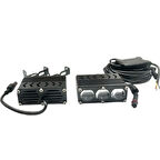 Offroad sis lambası 3 led beyaz 55w sarı 55w 12-80v /  LASS398