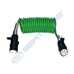 Unıversal P.e. 20 Spir N-Tip Pls. Fiş S.eko. Siyah Elekt. Kablo 4,2 Mt Ç.b. - Sertplas-En3809fzp