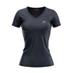 Raru Kadın %100 Pamuk T-Shirt MULIER LACİVERT