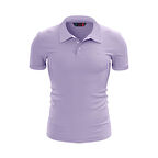 %100 Pamuk Polo T-Shirt IMPERO LİLA