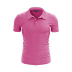 %100 Pamuk Polo T-Shirt IMPERO PEMBE