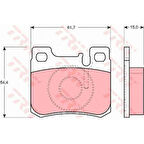 Mercedes Fren Balatası Arka W202 93>00 W124 85>92 - Trw Gdb1130