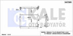 Renault Radyatör Komple (modül Su Rad+kıma Rad.) - Kondenser/brazıng (al/al)/511x378x38 - Kal 342580