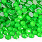 Gymo Premium Kalite Altı Düz Ütü İle Yapışan (Hotfix) Kristal Taş SS20 (4.6-4.8mm) Emerald Neon (720 Adet)