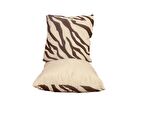 Homeilla Dijital Baskı Mikro Saten Zebra Desenli 2'li Bebek Yastığı