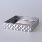 Selim Dekor Piramit Aynalı Tepsi Gümüş