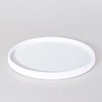 Victoria Yuvarlak Tepsi Beyaz