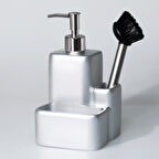 Marley Fırçalı Sıvılı Süngerlik Gümüş