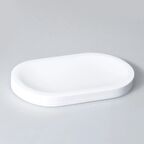 Luxe Katı Sabunluk Beyaz