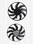 Vag Fan Motoru 400w 400mm Audı A4 13>16 A5 12> Q5 13> - Kraftvoll 08120082