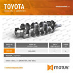 Toyota Krank MILI Toyota Corolla 1.6 Karbutatorlu 4af Motor Corolla 1.6 Enjeksyonlu 4afe Motor 1992-1999 - Motus 721