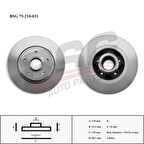 Renault Fren Diski Arka - Rulmansız 270 MM - Bsg 75-210-031